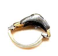 Ring Sommer Woman Anni '80 in Yellow Gold Zaffiro blu 0.92 Ct ZAF CT 0.92 DIA CT 0.25 VS/G - ZAF CT 0.92 DIA CT 0.25 VS/G